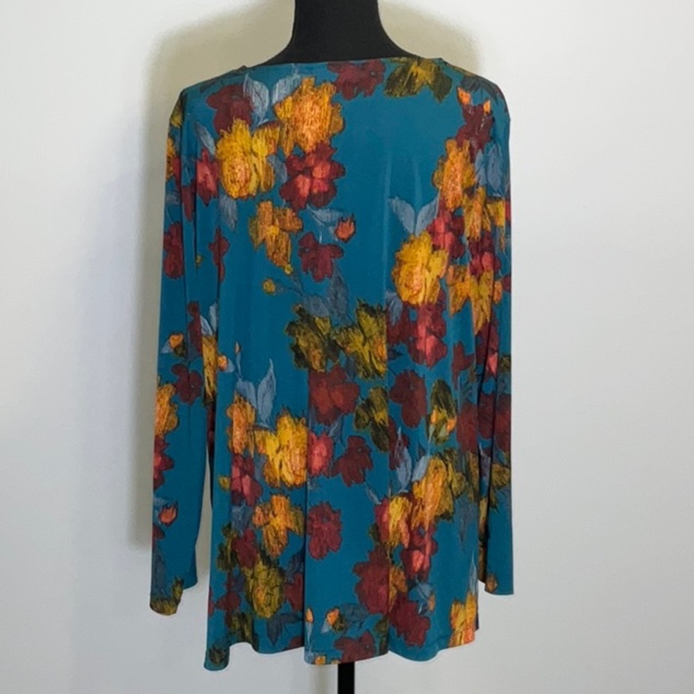 Susan Graver Split Neck Tunic Euc - image 4